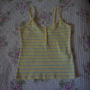 💛 Levi's yellow and blue striped cami 💙